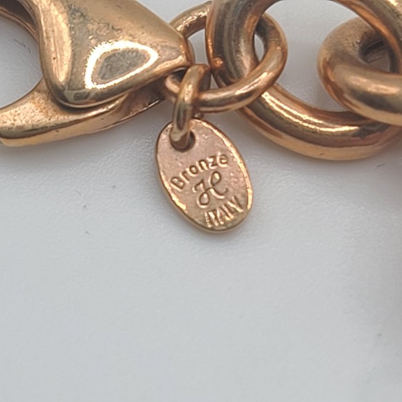 Honora Bronze Italy Pink Bronze Tone 7.5" - Picture 6 of 10